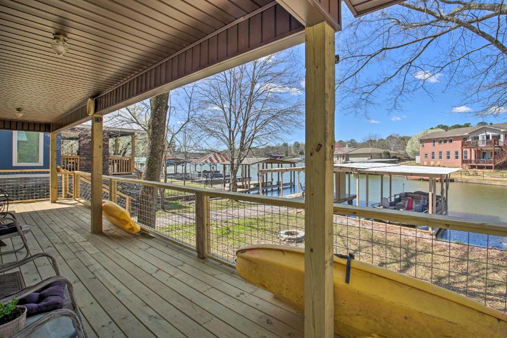 Kayaks and Boat Slip Waterfront Hot Springs Home!